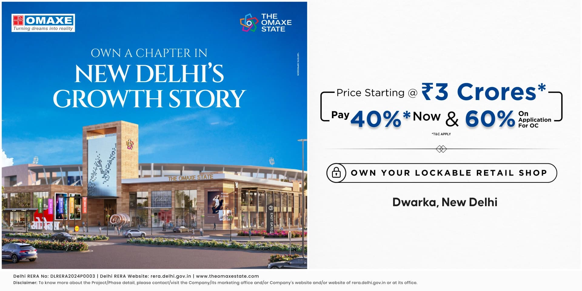 Omaxe State Project Banner Desktop